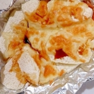 自然薯のチーズ醤油焼き　（ノンフライヤー